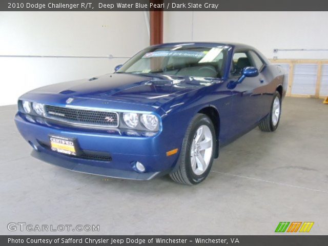 2010 Dodge Challenger R/T in Deep Water Blue Pearl