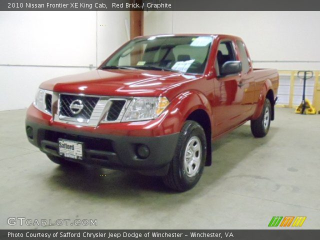 2010 Nissan Frontier XE King Cab in Red Brick