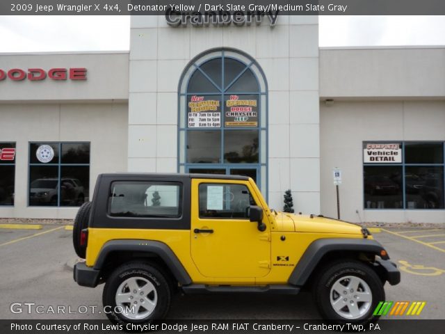 2009 Jeep Wrangler X 4x4 in Detonator Yellow