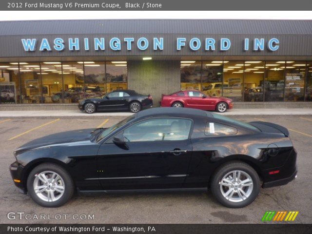 2012 Ford Mustang V6 Premium Coupe in Black