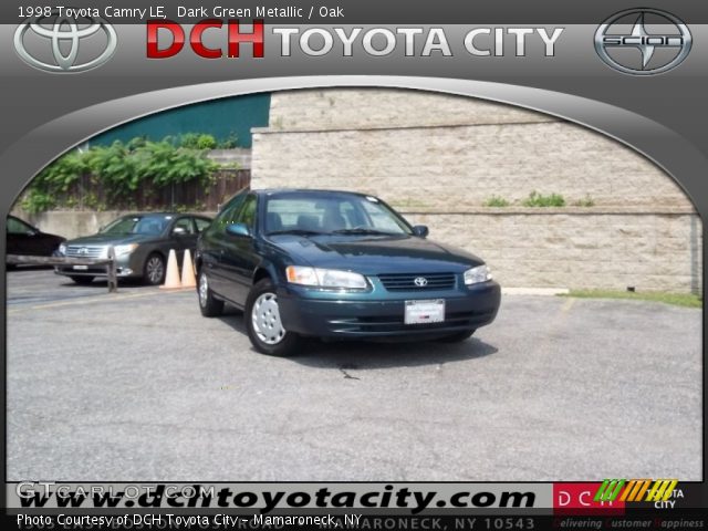 1998 Toyota Camry LE in Dark Green Metallic
