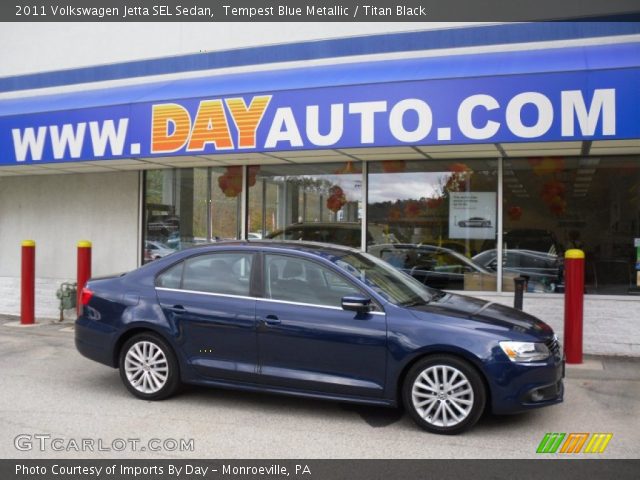 2011 Volkswagen Jetta SEL Sedan in Tempest Blue Metallic