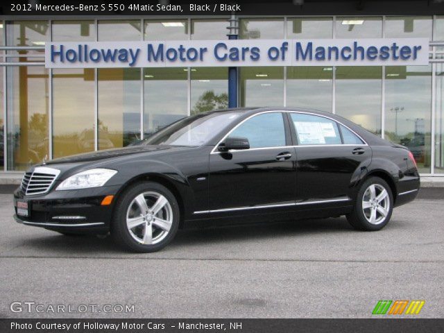 2012 Mercedes-Benz S 550 4Matic Sedan in Black