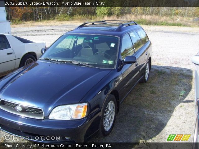 2003 Subaru Legacy L Wagon in Mystic Blue Pearl