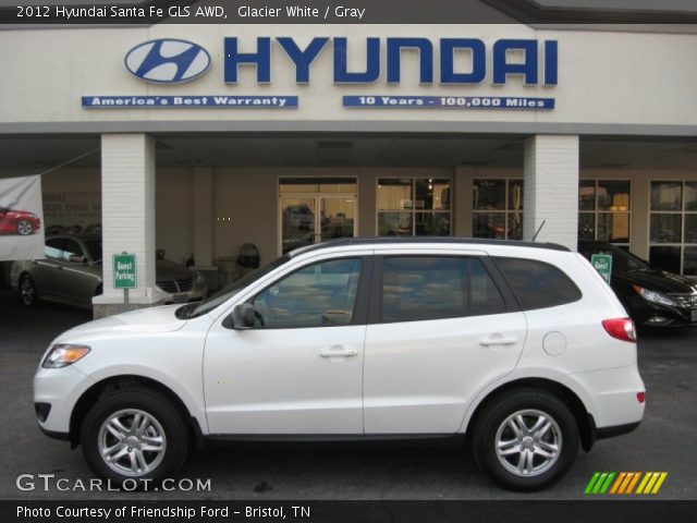 2012 Hyundai Santa Fe GLS AWD in Glacier White