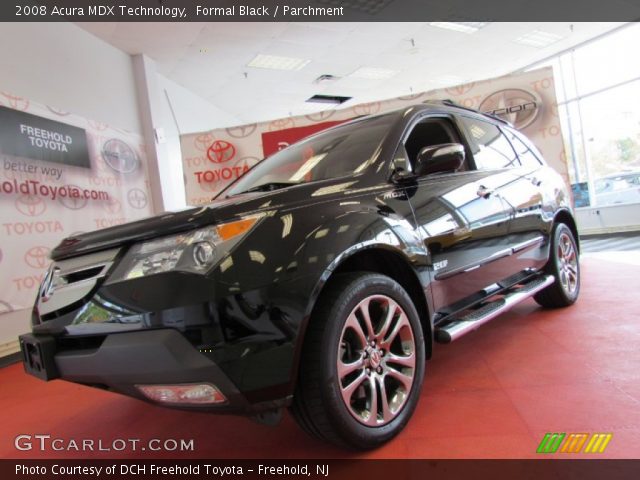 2008 Acura MDX Technology in Formal Black