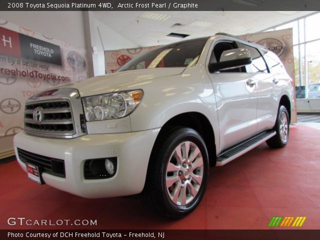 2008 Toyota Sequoia Platinum 4WD in Arctic Frost Pearl