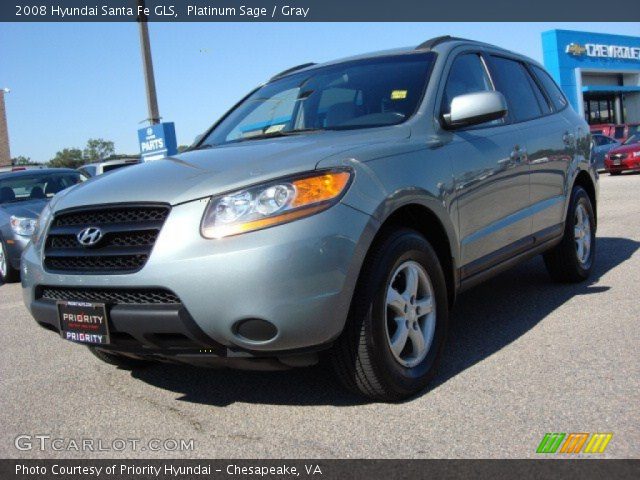 2008 Hyundai Santa Fe GLS in Platinum Sage