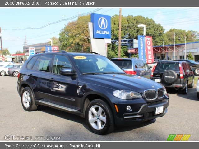 2008 BMW X5 3.0si in Monaco Blue Metallic
