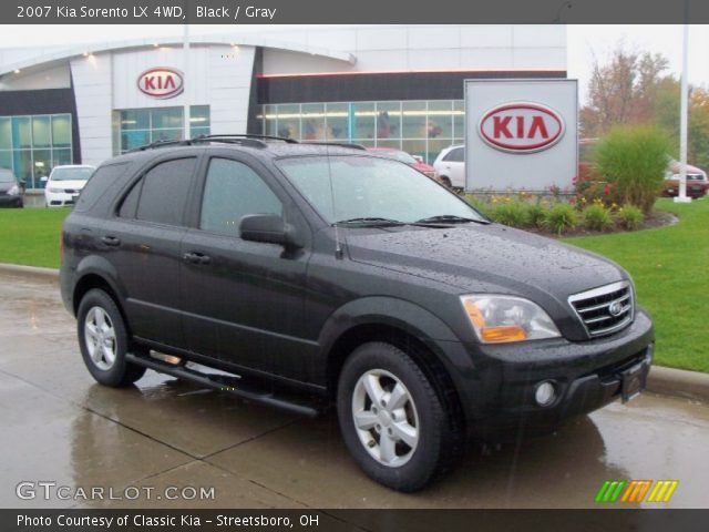 2007 Kia Sorento LX 4WD in Black