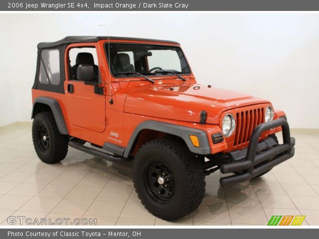 2006 Jeep Wrangler SE 4x4 in Impact Orange