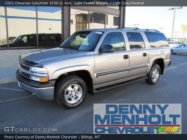 2001 Chevrolet Suburban 1500 LS 4x4 in Light Pewter Metallic