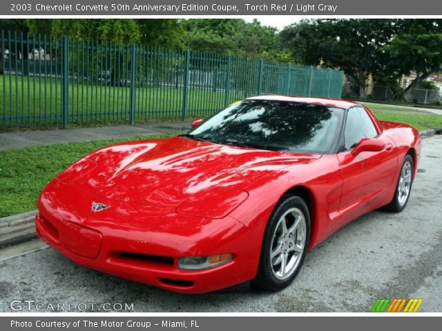 2003 Chevrolet Corvette 50th Anniversary Edition Coupe in Torch Red