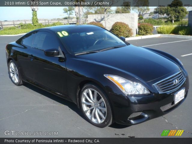 2010 Infiniti G 37 S Sport Coupe in Obsidian Black