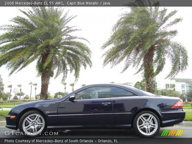 2006 Mercedes-Benz CL 55 AMG in Capri Blue Metallic