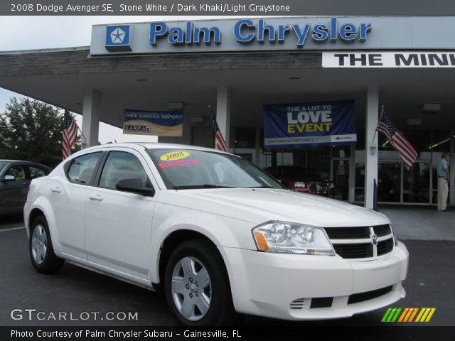 2008 Dodge Avenger SE in Stone White