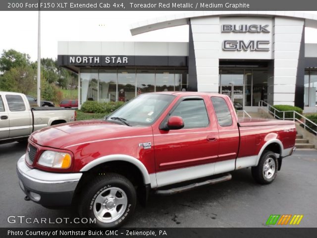 2000 Ford F150 XLT Extended Cab 4x4 in Toreador Red Metallic