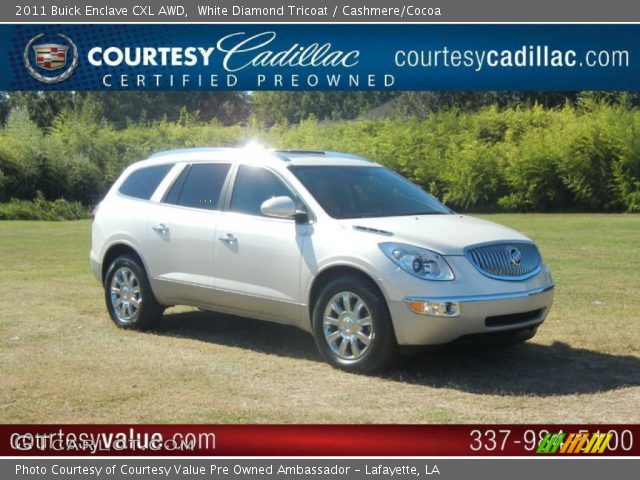 2011 Buick Enclave CXL AWD in White Diamond Tricoat