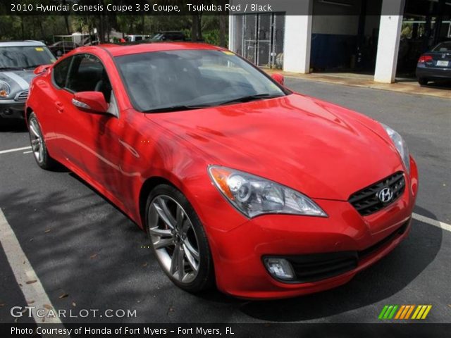 2010 Hyundai Genesis Coupe 3.8 Coupe in Tsukuba Red