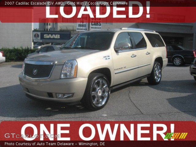 2007 Cadillac Escalade ESV AWD in Gold Mist