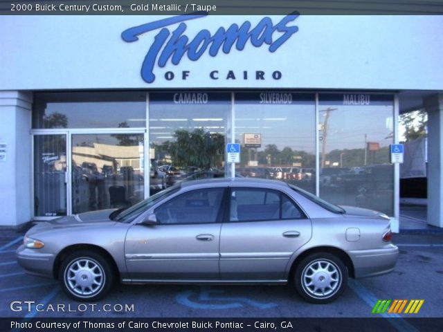 2000 Buick Century Custom in Gold Metallic