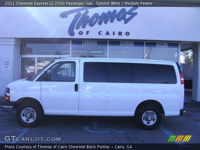 2011 Chevrolet Express LS 2500 Passenger Van in Summit White