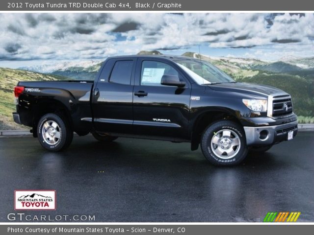 2012 Toyota Tundra TRD Double Cab 4x4 in Black