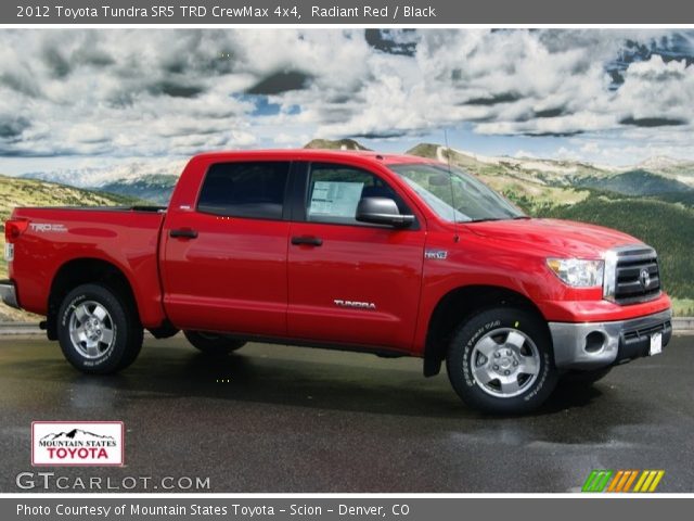 2012 Toyota Tundra SR5 TRD CrewMax 4x4 in Radiant Red