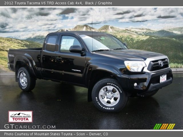 2012 Toyota Tacoma V6 TRD Access Cab 4x4 in Black