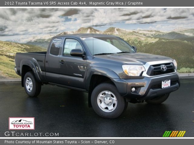 2012 Toyota Tacoma V6 SR5 Access Cab 4x4 in Magnetic Gray Mica