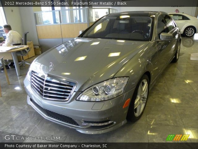 2012 Mercedes-Benz S 550 Sedan in Paladium Silver Metallic