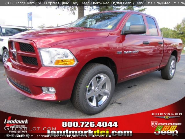 2012 Dodge Ram 1500 Express Quad Cab in Deep Cherry Red Crystal Pearl