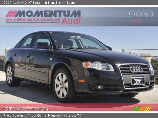 2007 Audi A4 2.0T Sedan in Brilliant Black