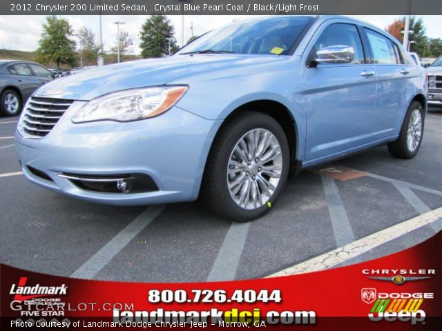 2012 Chrysler 200 Limited Sedan in Crystal Blue Pearl Coat