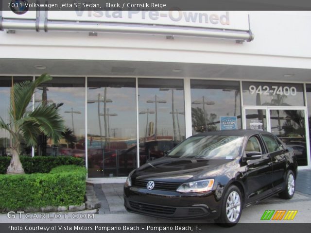 2011 Volkswagen Jetta SE Sedan in Black