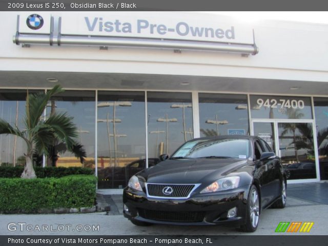 2009 Lexus IS 250 in Obsidian Black