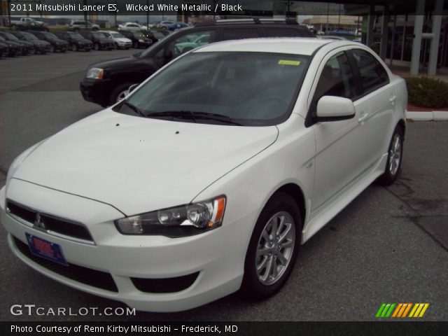 2011 Mitsubishi Lancer ES in Wicked White Metallic
