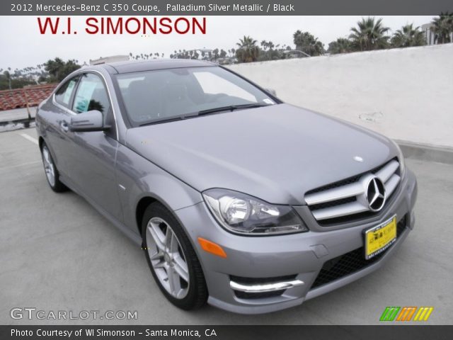 2012 Mercedes-Benz C 350 Coupe in Palladium Silver Metallic