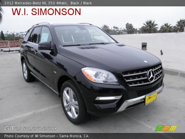 2012 Mercedes-Benz ML 350 4Matic in Black
