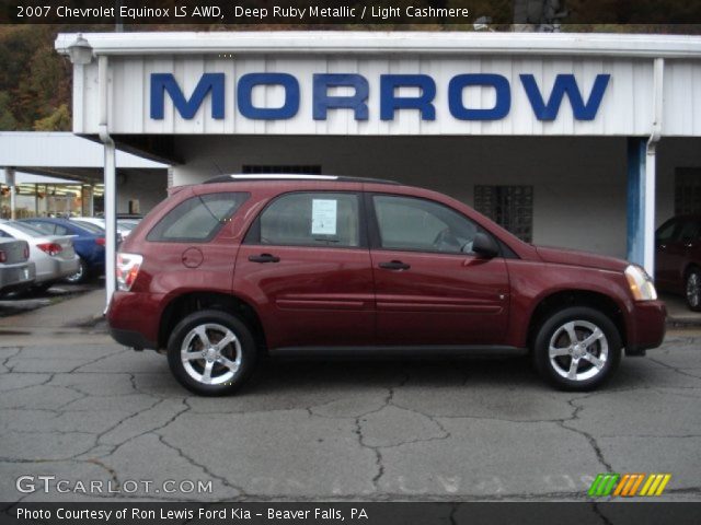 2007 Chevrolet Equinox LS AWD in Deep Ruby Metallic