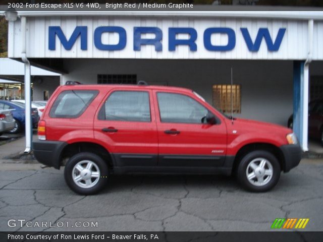 2002 Ford Escape XLS V6 4WD in Bright Red