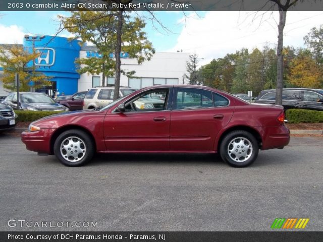 2003 Oldsmobile Alero GX Sedan in Ruby Red Metallic