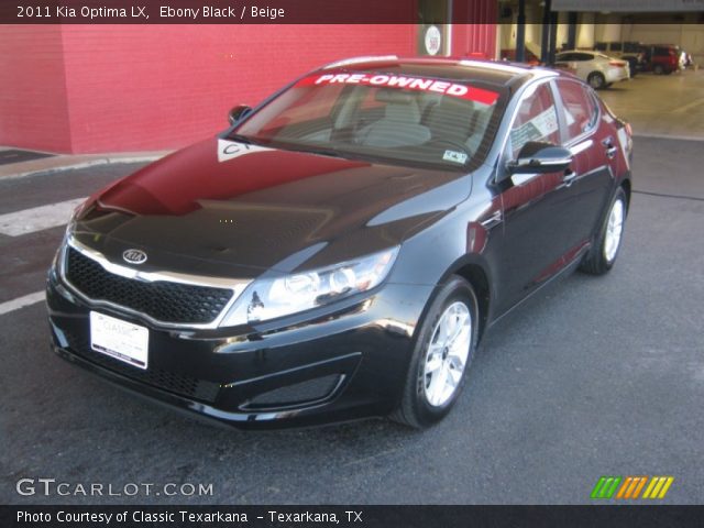 2011 Kia Optima LX in Ebony Black