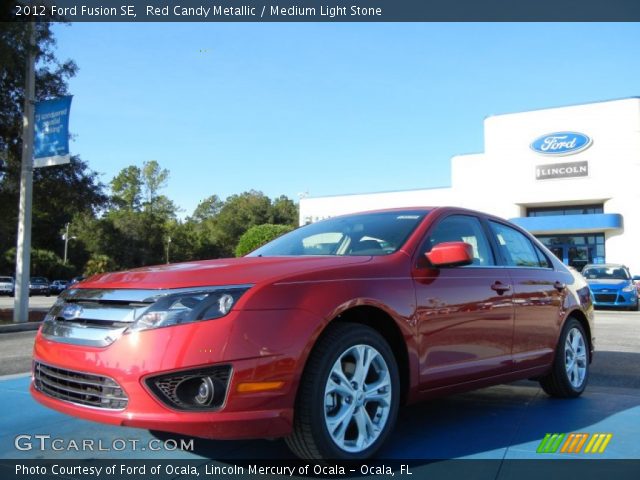 2012 Ford Fusion SE in Red Candy Metallic