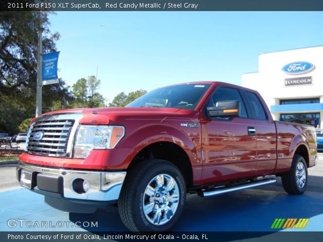 2011 Ford F150 XLT SuperCab in Red Candy Metallic