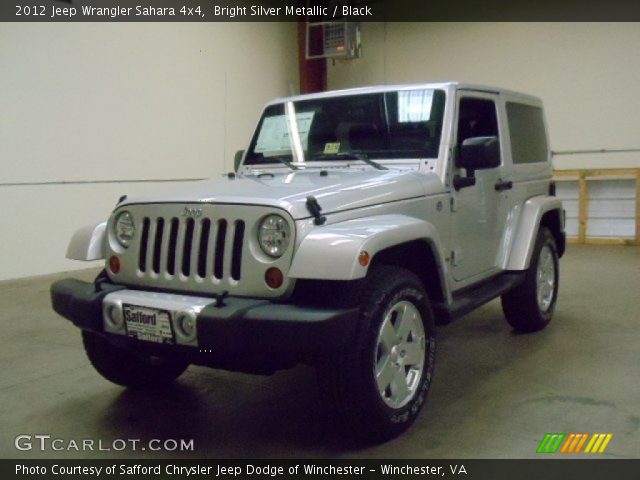 2012 Jeep Wrangler Sahara 4x4 in Bright Silver Metallic