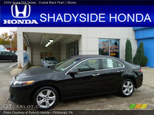 2009 Acura TSX Sedan in Crystal Black Pearl