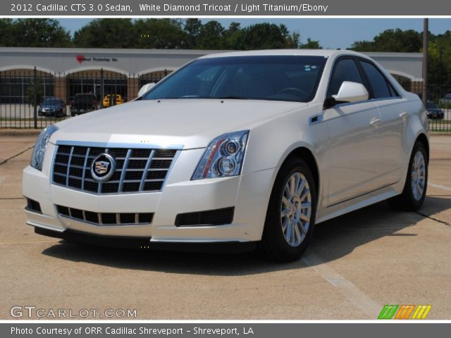 2012 Cadillac CTS 3.0 Sedan in White Diamond Tricoat