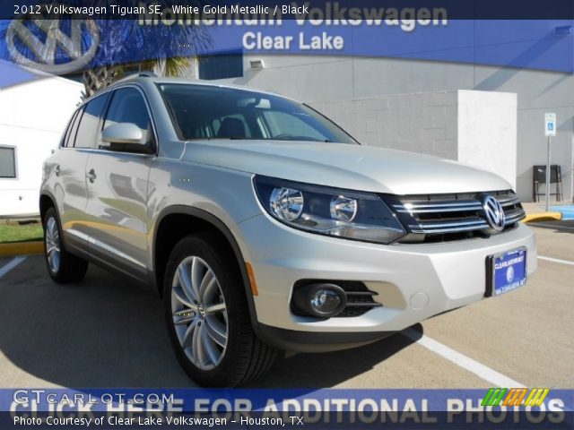 2012 Volkswagen Tiguan SE in White Gold Metallic