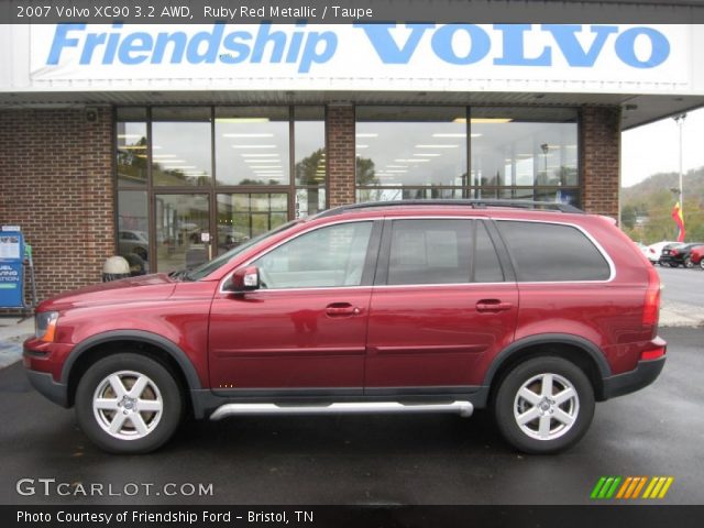 2007 Volvo XC90 3.2 AWD in Ruby Red Metallic